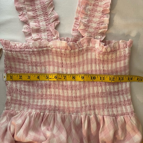 Petal & Pup Pink Check Smocked Dress - Picture 4 of 10
